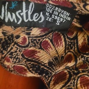 Whistles Floral Patterned Fabric